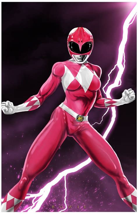 Pink Ranger By Damon Bowie Power Rangers Pink Power Rangers Power