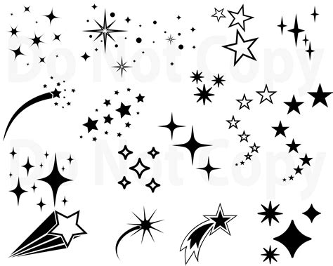 Star Cricut Cut File Star Png Star Silhouette File Black Star Svg Star