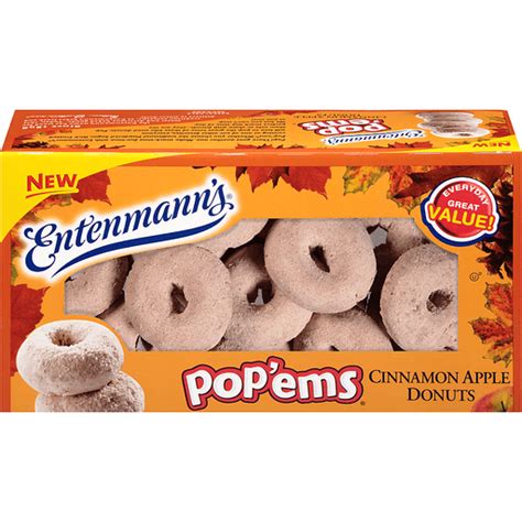 Entenmanns Cinnamon Apple Popems Donuts 15 Oz Box Doughnuts
