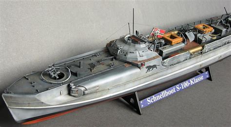 Schnellboot S-100 1/72 Scale Model | Model boats, Model ships, Scale model ships