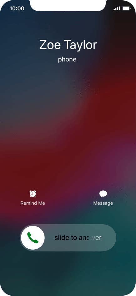 Answer Call Apple Iphone X Optus
