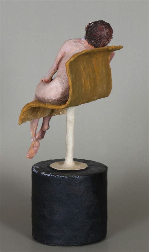 Nude Paper Clay Sculpture By Androniki Lasithiotaki Christo