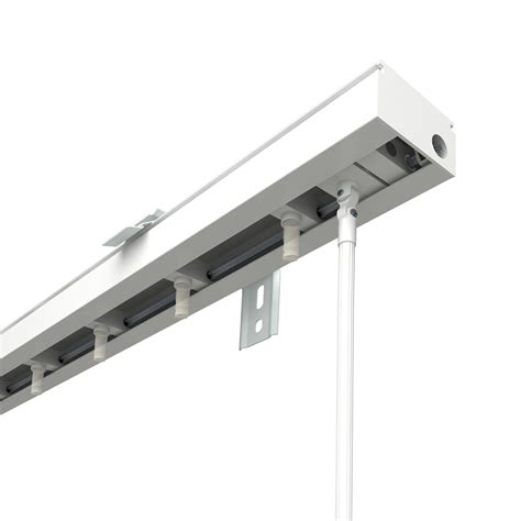 Victoria M Vertical Blind Rail For 89 Cm Slats Length 240 Cm White