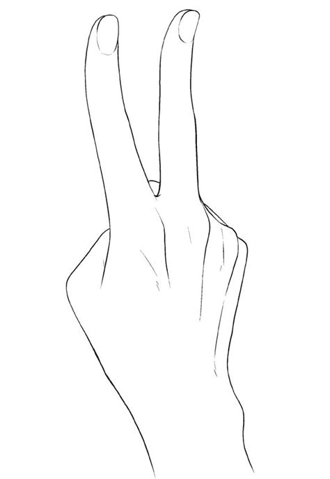 Pin By Noshaa On 1 How To Draw Hands Hand Drawing Reference Peace