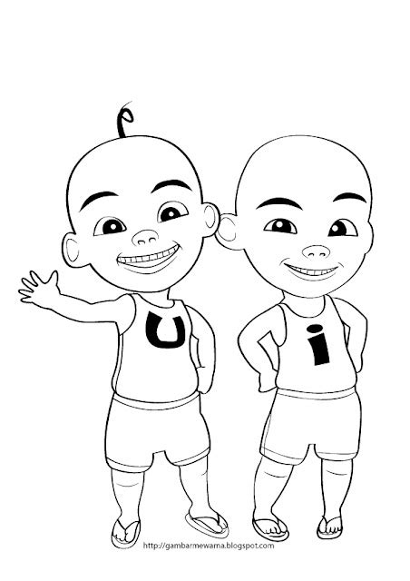 Printable Upin Ipin Coloring Pages Printable Coloring Pages