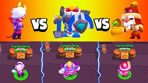 Both brawlers are of the new chromatic rarity, but which brawler is. SURGE VS GALE VS COLETTE | Who is Best Chromatic Boss ...