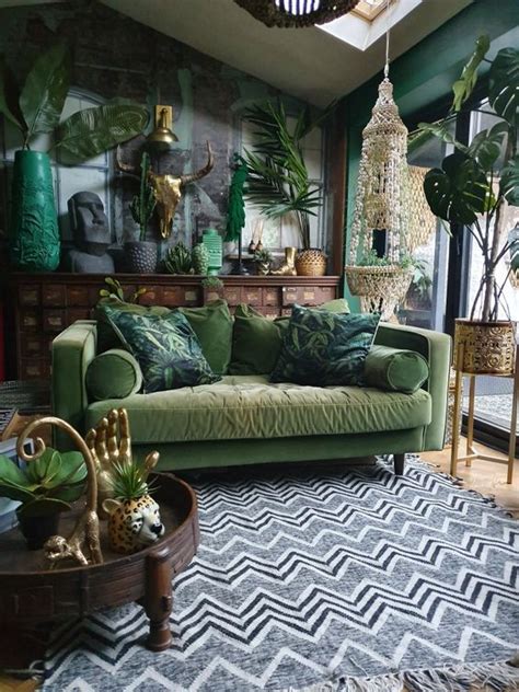 Dark Green Living Room Ideas