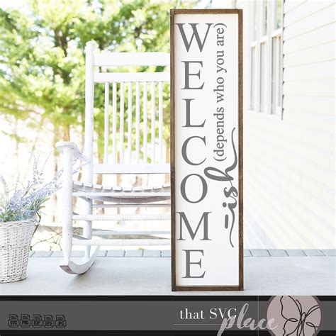 Porch Sign Svg Welcome Svg Welcome Sign Svg Fall Porch Sign Etsy