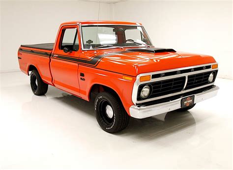 Black Badged 1975 Ford F 100 Is A Short Bed Metal Candy Autoevolution