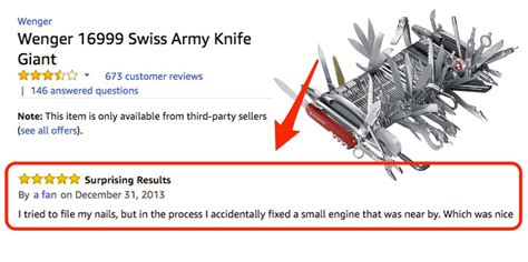 The Amazon Reviews For This 9000 Swiss Army Knife Are