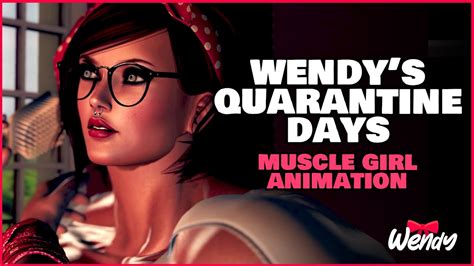 3d Muscle Girl Wendy Master The Quarantine Youtube