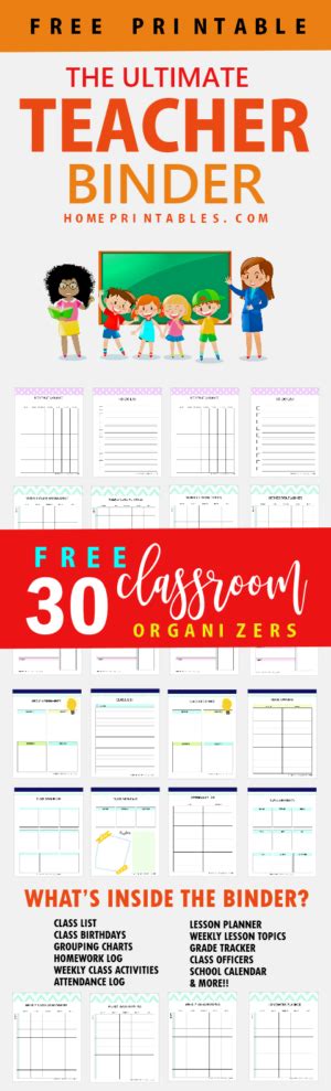 Free teacher newsletter templates word. Free Teacher Binder Printables: 30+ Class Planners! - Home Printables