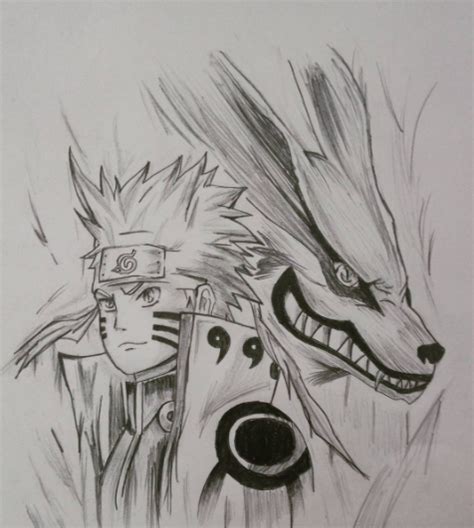 Kurama Naruto Sketch Naruto Sketch Drawing Naruto Drawings Zohal