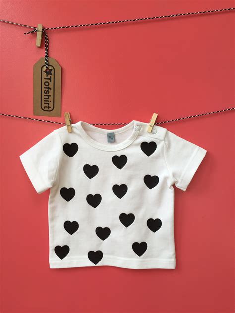 Baby Shirt Meisjes Shirt Met Hartjes Kind Crop Tops Fashion Moda