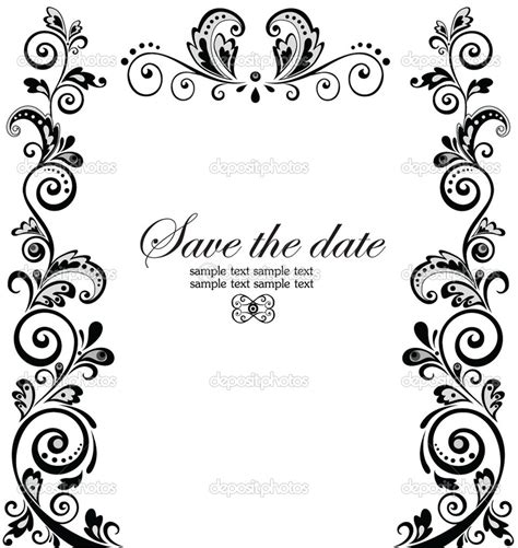 Wedding Card New Clipart Black And White Download God Clipart Black