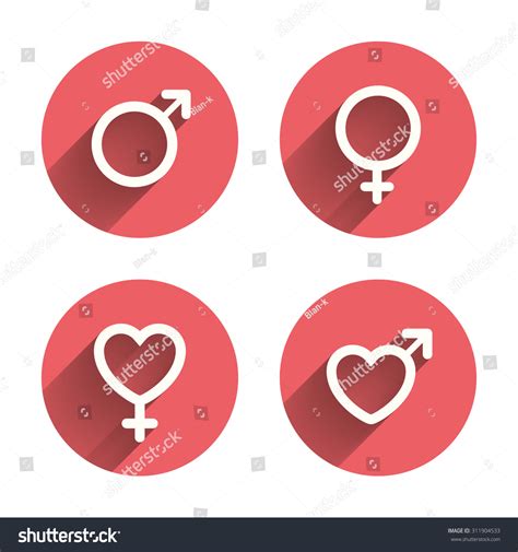 Male Female Sex Icons Man Woman Stock Vector Royalty Free 311904533 Shutterstock