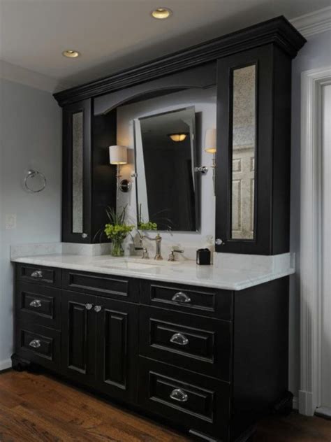 47 Cool Black Bathroom Vanity Designs Ideas Black
