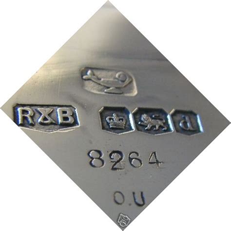 English Silver Hallmarks British Maker S Marks Identification R RB