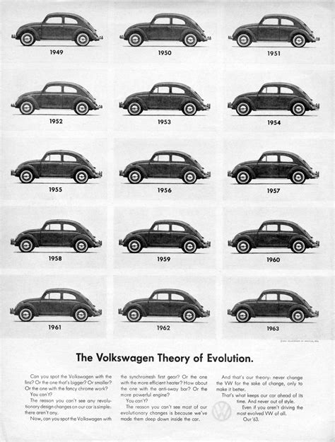 The Volkswagen Theory Of Evolution How The Vw Beetle Changed Over The