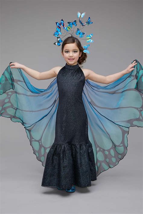 Blue Butterfly Costume For Girls Butterfly Costume Dresses Kids Girl