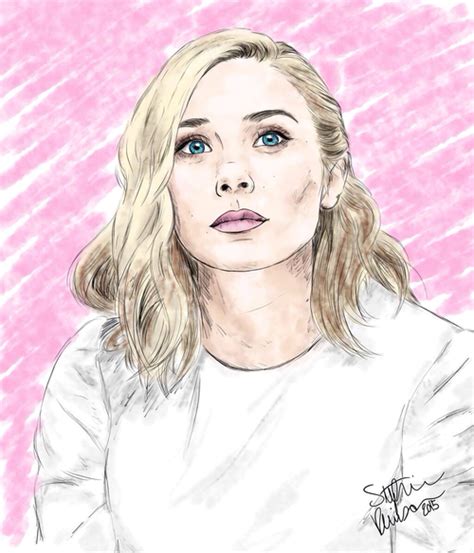 Elizabeth Olsen Drawing Skill