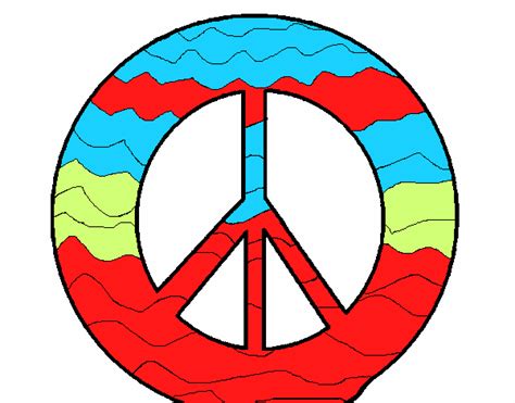 Dibujo de Símbolo de la paz pintado por en Dibujos net el día a las Imprime