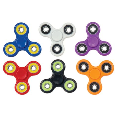 Fidget Spinner Set Of 6 Autism Spinning Fidgets Bulk Fidget Spinners