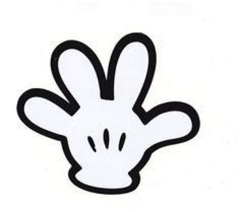 Mickey Mouse Glove Clipart White And Other Clipart Images On Cliparts