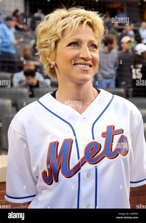 Actress And Brooklyn Native Edie Falco Threw Out The Ceremonial First Pitch Before The Mets Game