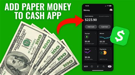 How To Add Paper Money To Cash App Youtube