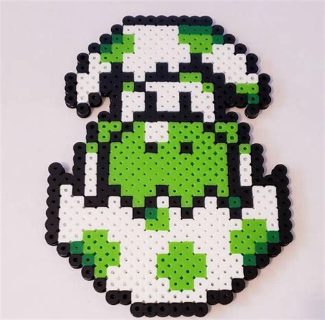 Yoshi Perler Beads Yoshi 8 Bit Yoshi Egg Yoshi Face Etsy Diy Perler