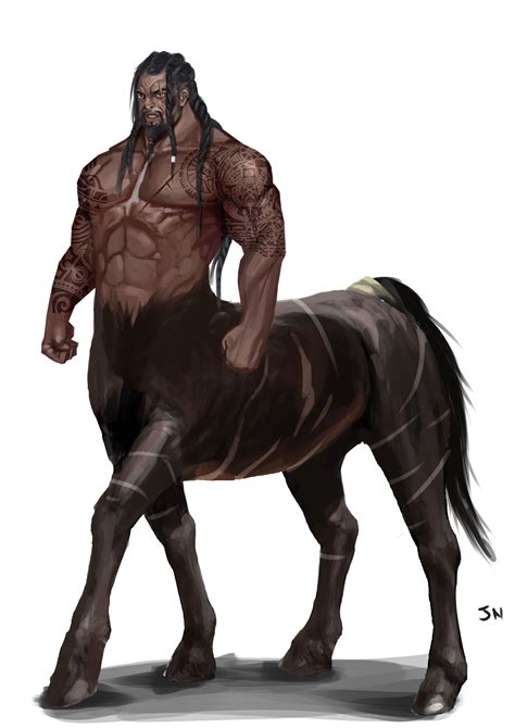 Black Centaur Art Centaur Fantasy Art Men Fantasy Character Design