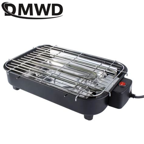 Dmwd Multifunctional Electric Griddle Smokeless Bbq Grill Durable