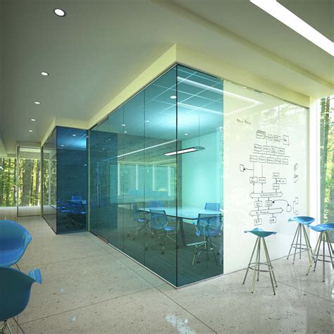 Clarus Marker Board And Colored Interior Glazing Glass Office Office