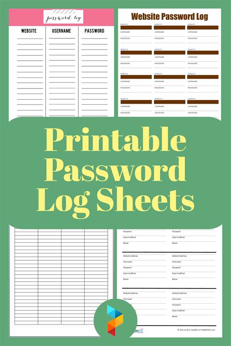 10 Best Free Printable Password Log Sheets Pdf For Free At Printablee