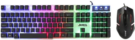 Gaming Keyboard And Mouse Set Jedel Gk100 Rgb ⋆