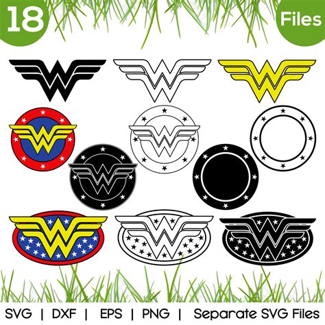 Wonder Woman Logo Svg Cut Files Vector Svg Format