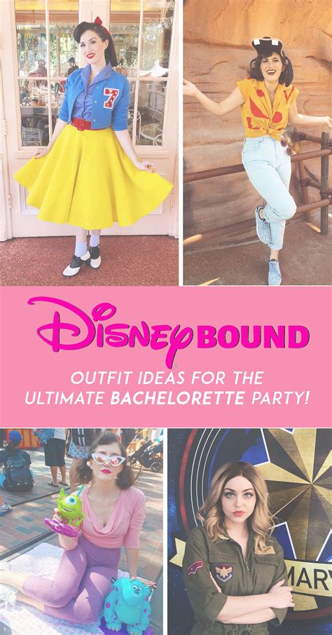 4 Easy Must Try Disneybound Outfits For Your Bachelorette Party