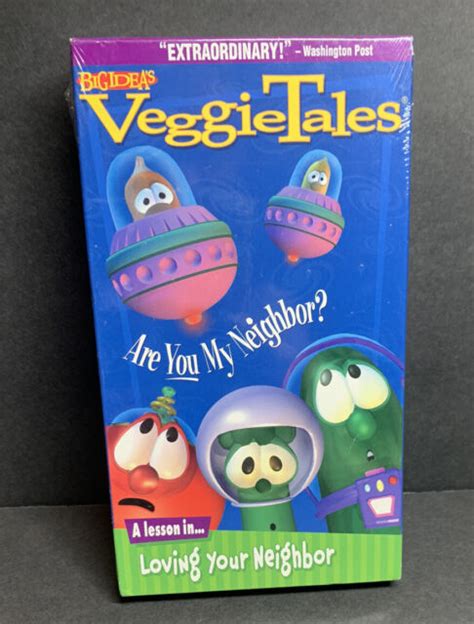 Veggie Tales Are You My Neighbor Vhs 1995 For Sale Online Ebay