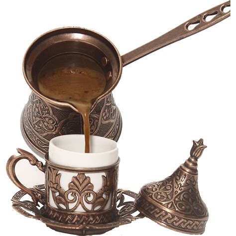 Ibric Cafea Turceasca In Stil Otoman AYVALI Cezve Zamac Si Inox