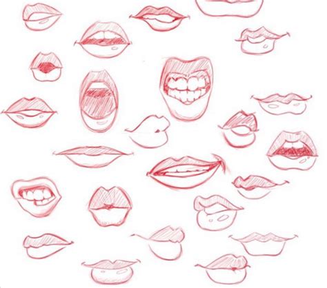 20 Amazing Lip Drawing Ideas And Inspiration Brighter Craft