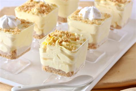 No Bake Lemon Cheesecake Mousse Cups Overtime Cook