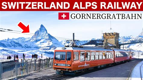 🇨🇭riding The Scenic Matterhorn Railway From Zermatt Gornergratbahn In