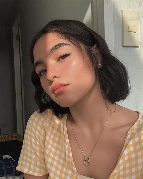 Sunkissed Andrea Brillantes Simple Makeup Style Girl Haircuts