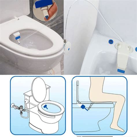 Fuyu Bathroom Bidet Toilet Fresh Water Spray Clean Seat Non Electric