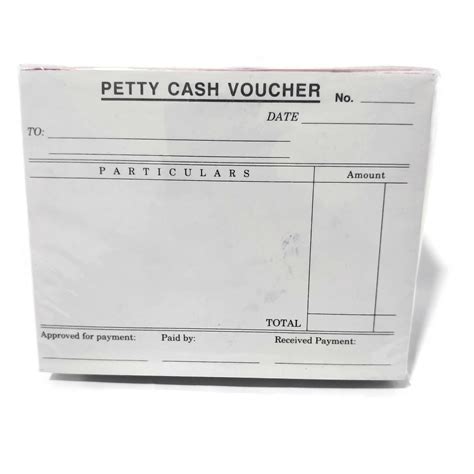Petty Cash Voucher Supplies 247 Delivery