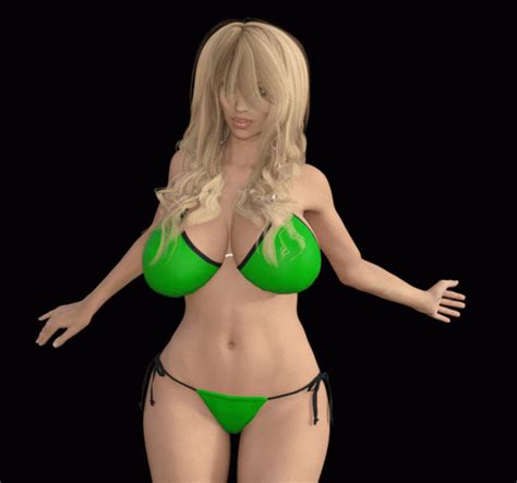 Xbooru D Animated Animated Gif Blonde Hair Breasts Game Cg Gif My XXX Hot Girl