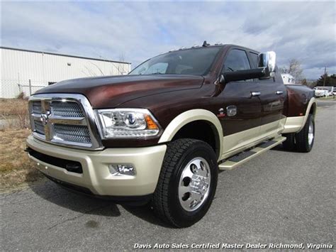 I have a 2016 ram 3500 dually, cummins diesel, crew cab, 8' bed, slt with big horn package. 2015 Dodge Ram 3500 Laramie Longhorn Cummins Turbo Diesel ...