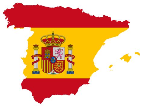 These flags can be used as is or as inspiration. OnlineLabels Clip Art - Spain Map Flag