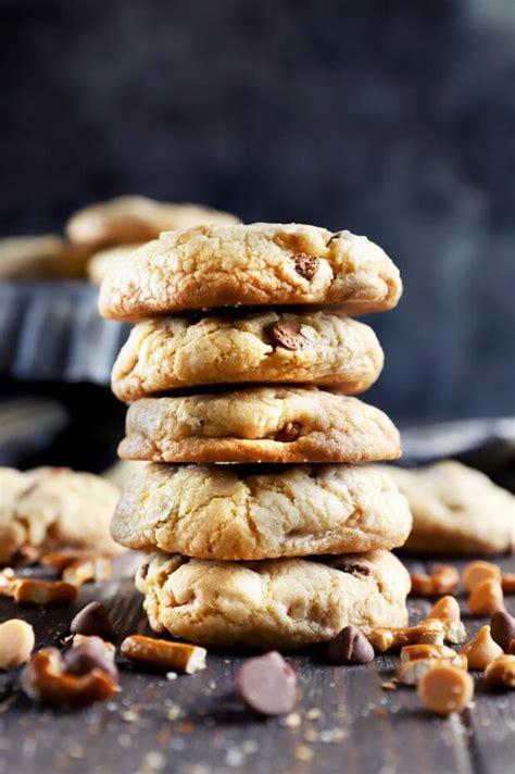 Butterscotches 1 ½ cups sugar ½ cup butter 2/3 cups evaporated mil. Salted Caramel Butterscotch Cookies with Pretzels - Cake ...